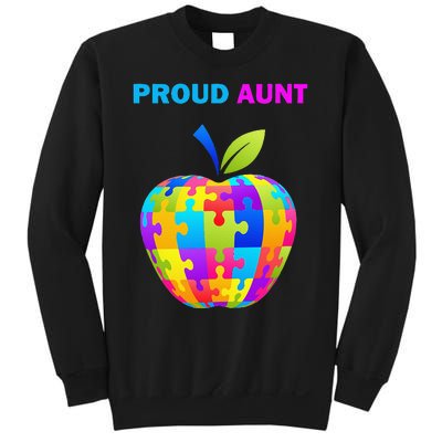 Autism Awareness Proud Aunt; Auntie; Sweatshirt