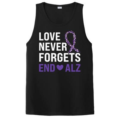 Alzheimer's Awareness Purple Ribbon Dementia Mom Dad Grandpa PosiCharge Competitor Tank