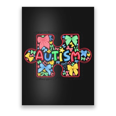 Autism Awareness Puzzle Heart Awareness Day - Women Girl Poster
