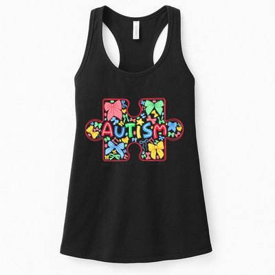 Autism Awareness Puzzle Heart Awareness Day - Women Girl Womens Tank Top