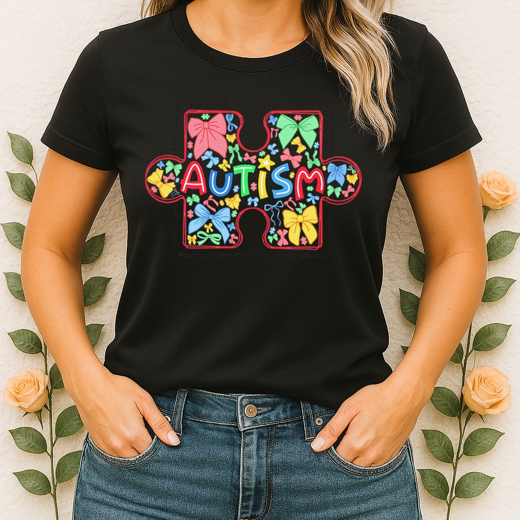 Autism Awareness Puzzle Heart Awareness Day - Women Girl Womens T-Shirt