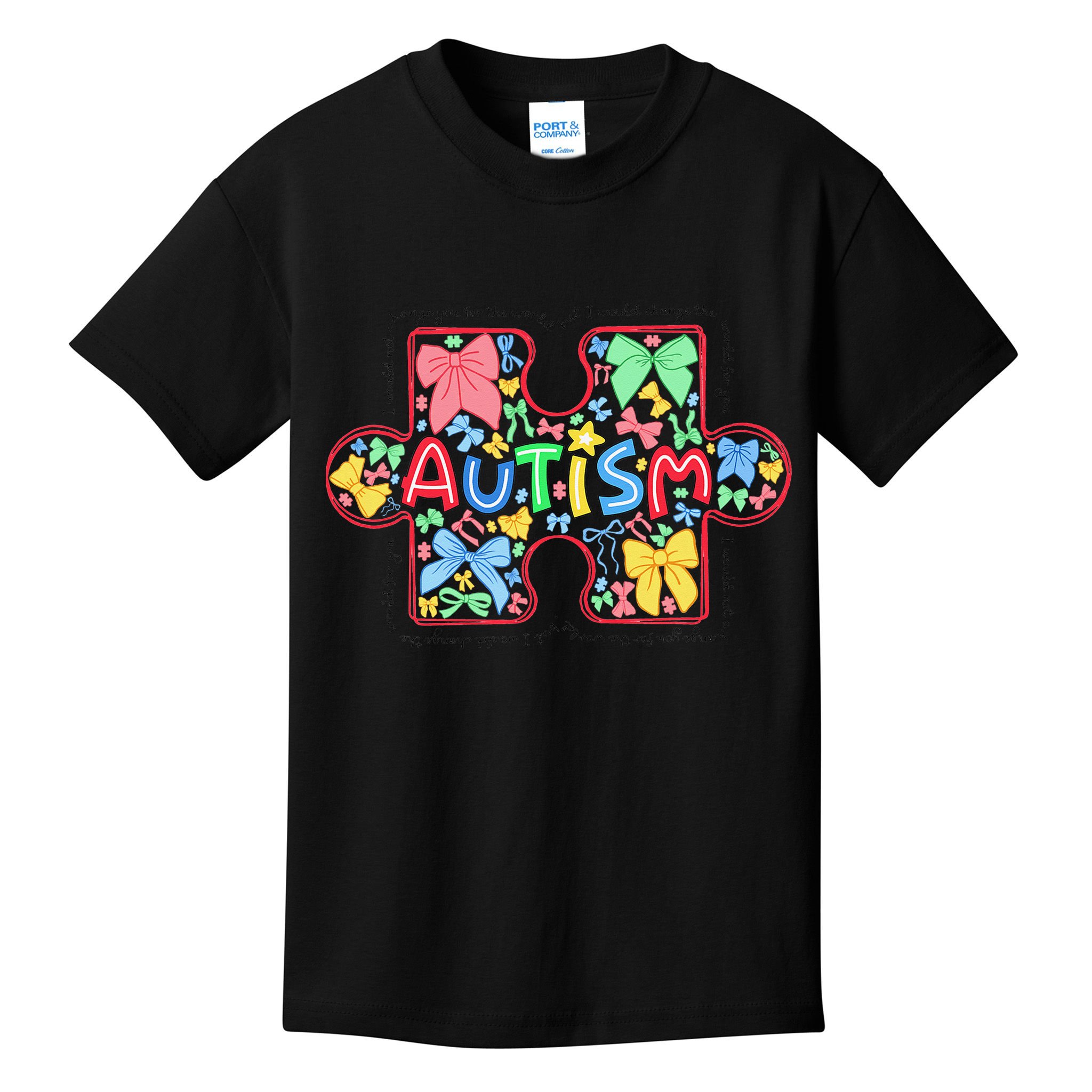 Autism Awareness Puzzle Heart Awareness Day - Women Girl Kids T-Shirt