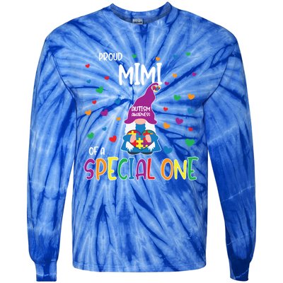 Autism Awareness Proud Mimi Family Matching Gift Great Gift Tie-Dye Long Sleeve Shirt