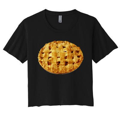 American Apple Pie Halloween Costume T Shir Women's Crop Top Tee