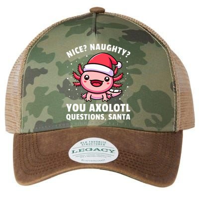Axolotl  Axolotl Questions Christmas  Legacy Tie Dye Trucker Hat