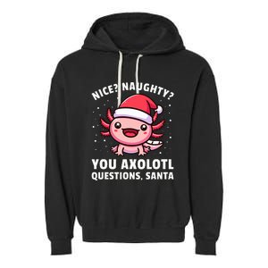 Axolotl  Axolotl Questions Christmas  Garment-Dyed Fleece Hoodie