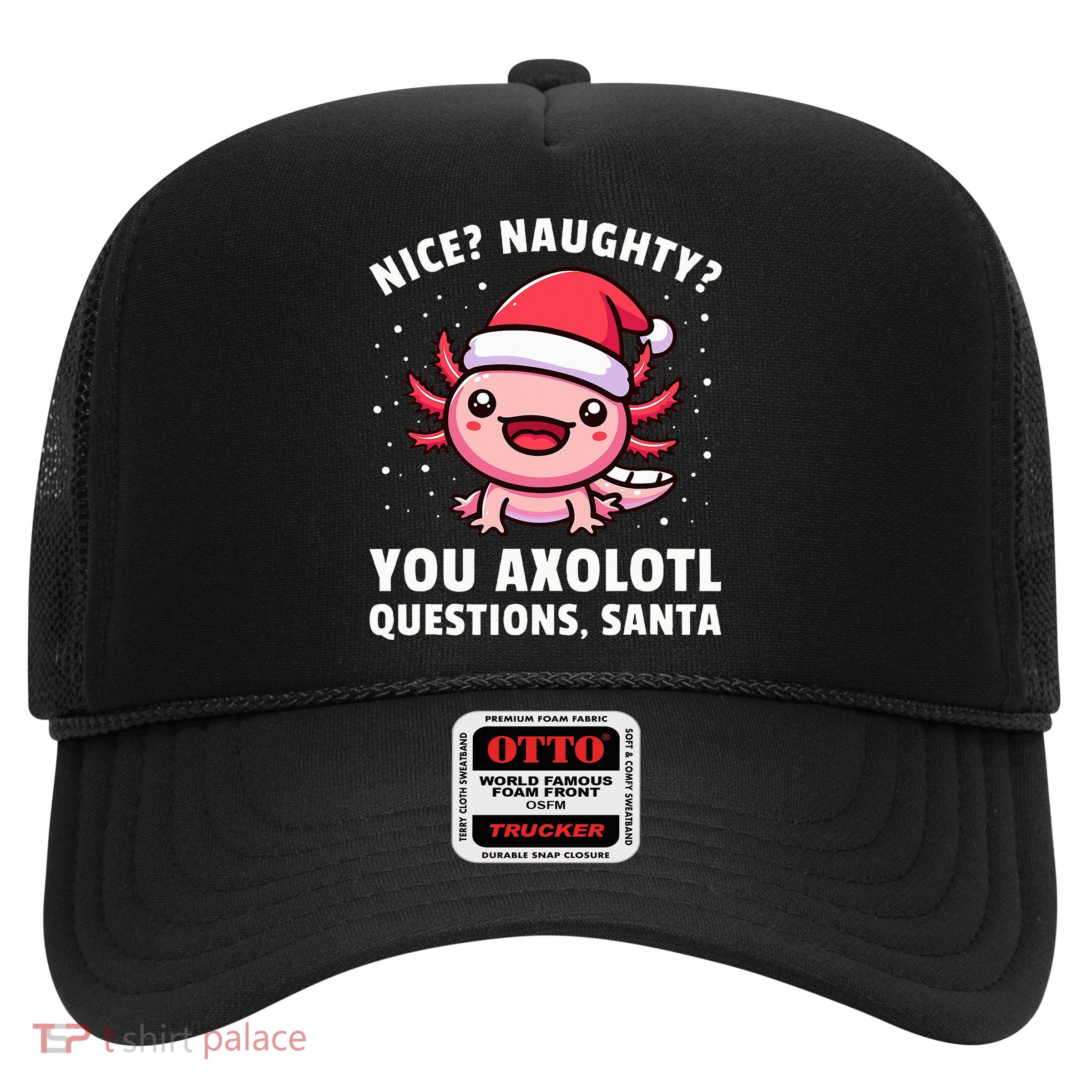 Axolotl  Axolotl Questions Christmas  Trucker Hat