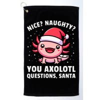 Axolotl  Axolotl Questions Christmas  Golf Towel