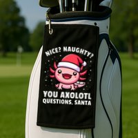 Axolotl  Axolotl Questions Christmas  Golf Towel