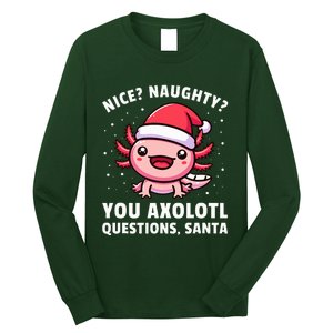 Axolotl  Axolotl Questions Christmas  Long Sleeve Shirt