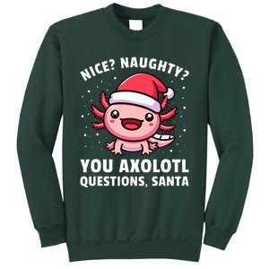 Axolotl  Axolotl Questions Christmas  Sweatshirt