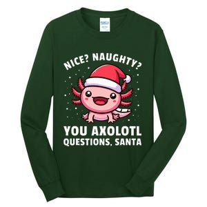 Axolotl  Axolotl Questions Christmas  Tall Long Sleeve T-Shirt