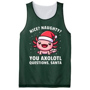 Axolotl  Axolotl Questions Christmas  Mesh Reversible Basketball Jersey Tank