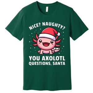 Axolotl  Axolotl Questions Christmas  Premium T-Shirt