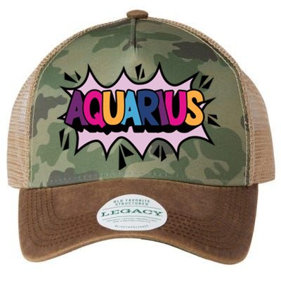 Aquarius Legacy Tie Dye Trucker Hat