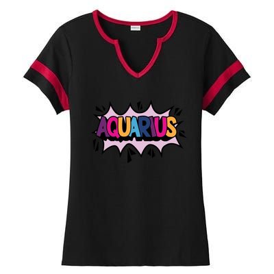 Aquarius Ladies Halftime Notch Neck Tee