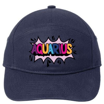 Aquarius 7-Panel Snapback Hat