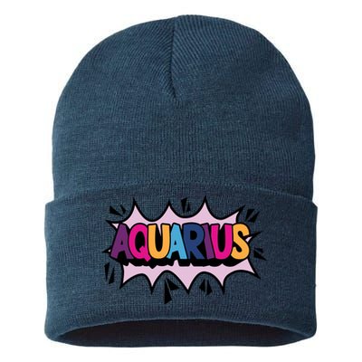 Aquarius Sustainable Knit Beanie