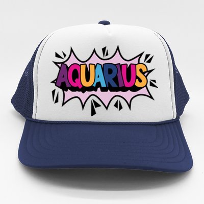 Aquarius Trucker Hat