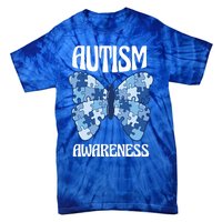 Autism Awareness Quote Proud Autistic Pride Saying Gift Tie-Dye T-Shirt