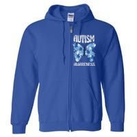 Autism Awareness Quote Proud Autistic Pride Saying Gift Full Zip Hoodie