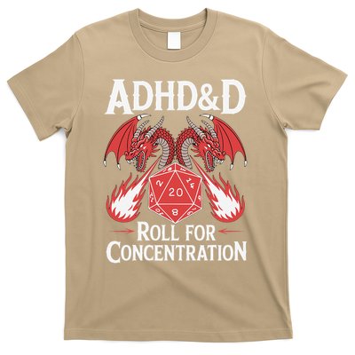 Adhdd Adhd Roll For Concentration T-Shirt