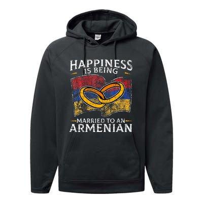 Armenian Armenia Roots Marriage Heritage Married Flag Performance Fleece Hoodie