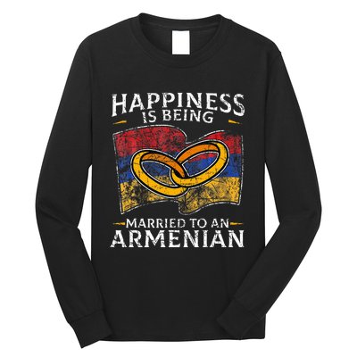 Armenian Armenia Roots Marriage Heritage Married Flag Long Sleeve Shirt