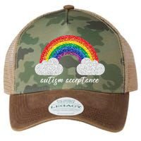 Autism Acceptance Rainbow Legacy Tie Dye Trucker Hat