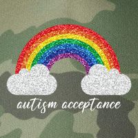 Autism Acceptance Rainbow Legacy Tie Dye Trucker Hat