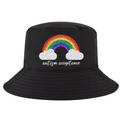 Autism Acceptance Rainbow Cool Comfort Performance Bucket Hat