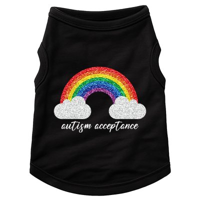 Autism Acceptance Rainbow Doggie Tank