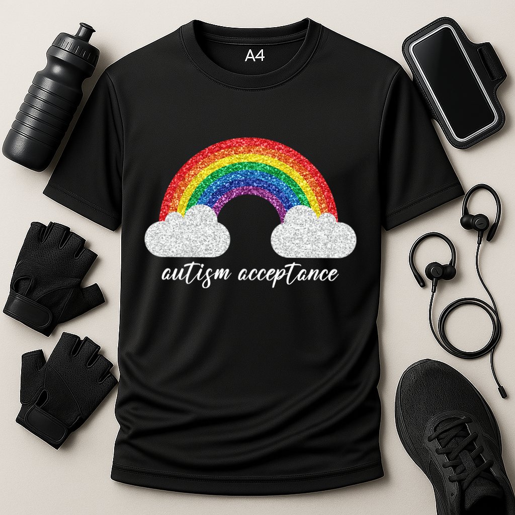 Autism Acceptance Rainbow Performance Shirt
