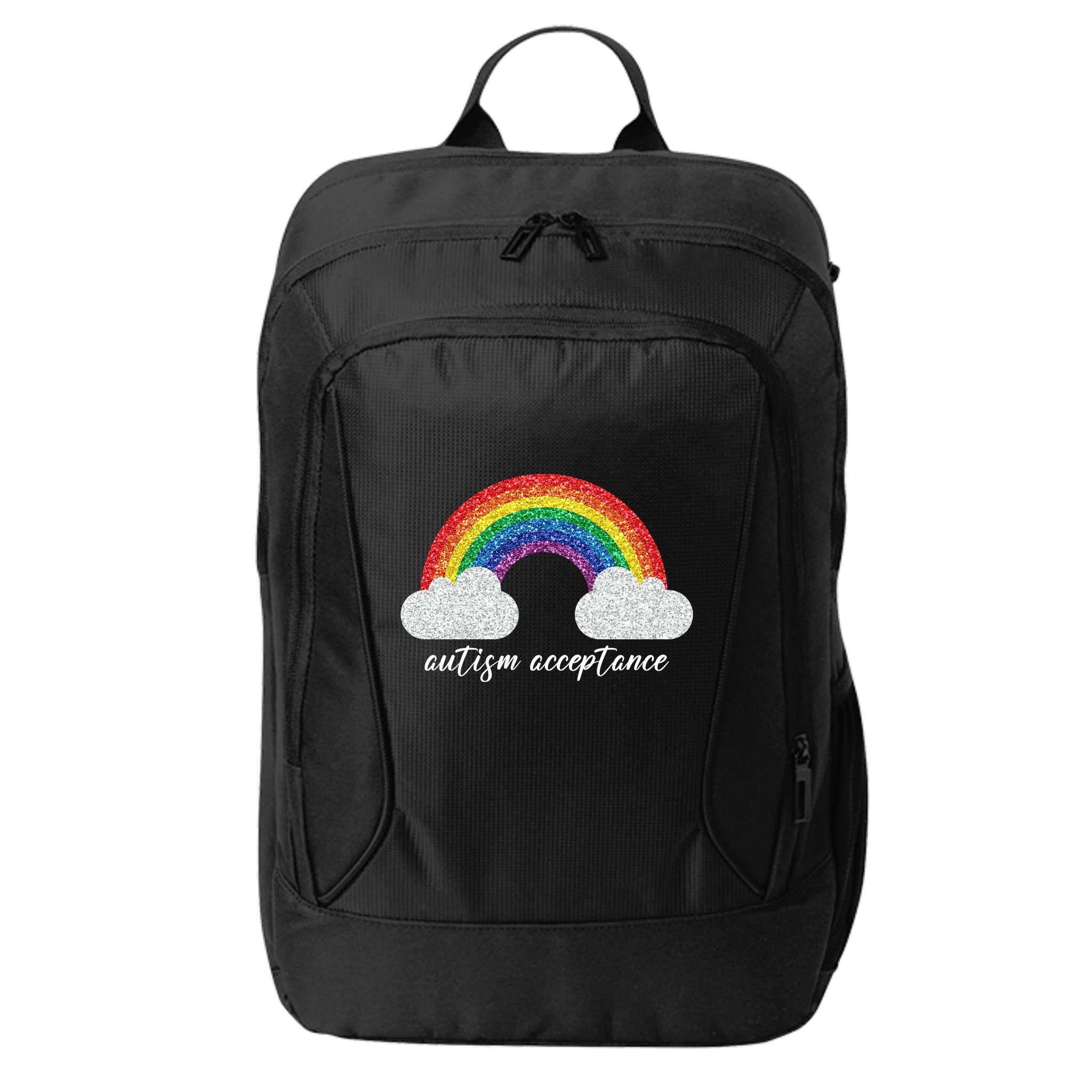 Autism Acceptance Rainbow City Backpack