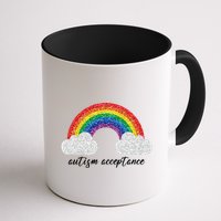 Autism Acceptance Rainbow Mug