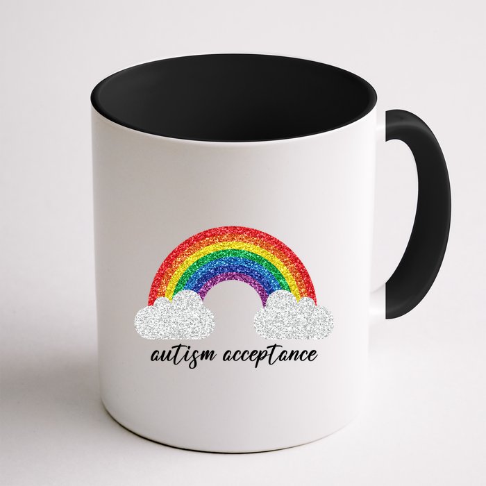 Autism Acceptance Rainbow Mug