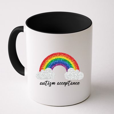 Autism Acceptance Rainbow Mug