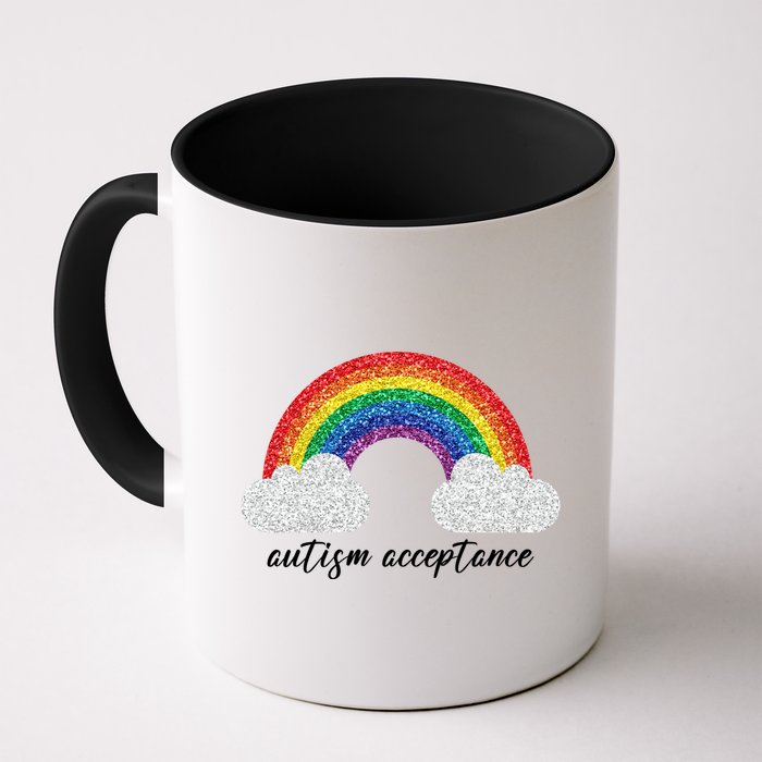 Autism Acceptance Rainbow Mug