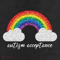 Autism Acceptance Rainbow 11oz C Handle Ceramic Mug