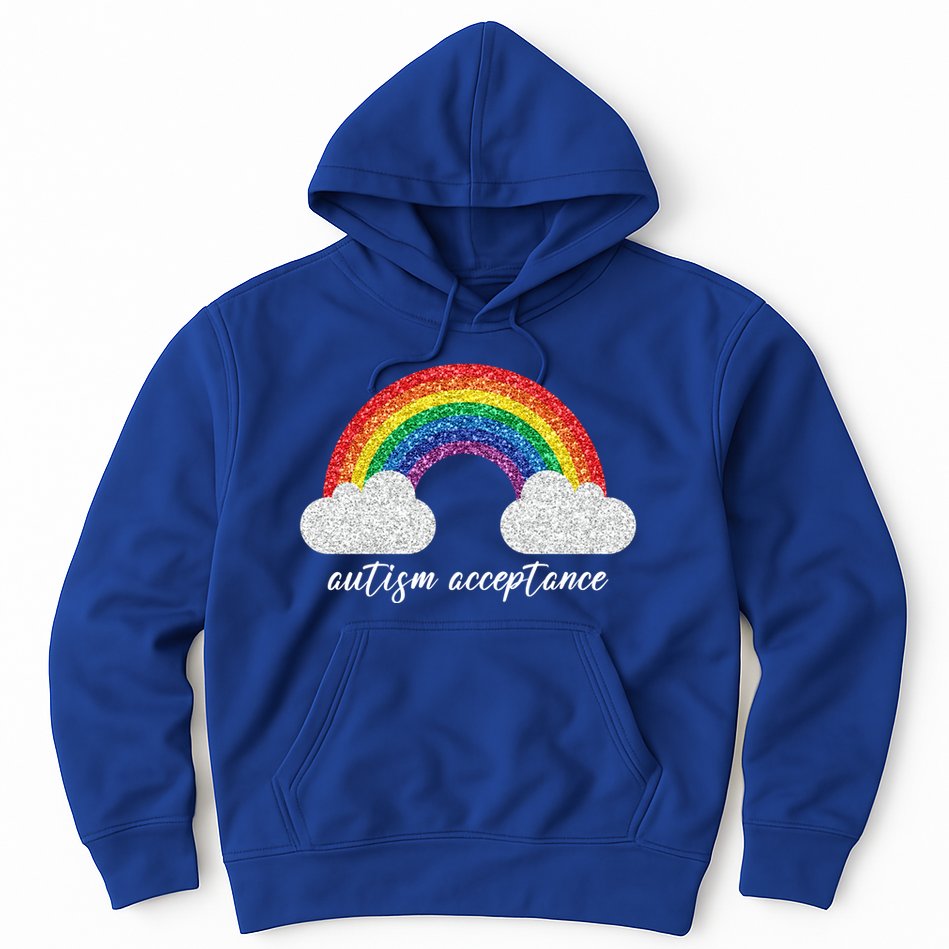 Autism Acceptance Rainbow Hoodie