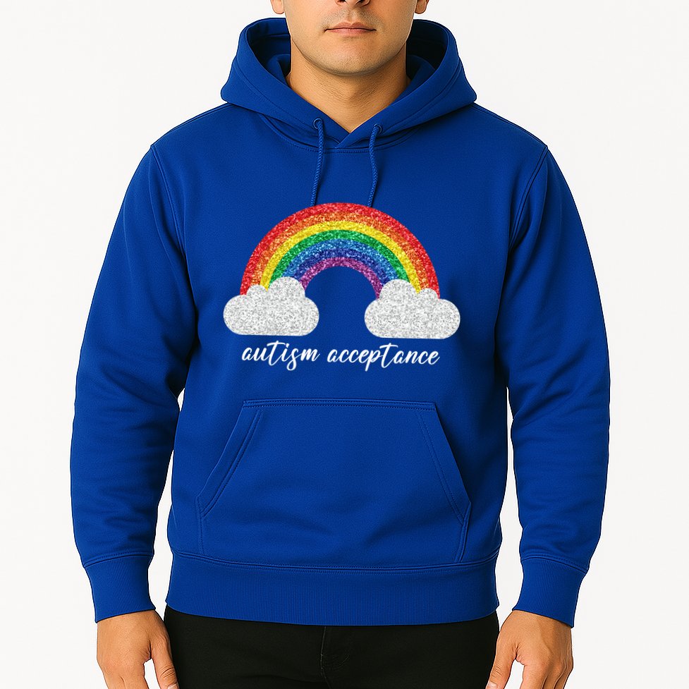 Autism Acceptance Rainbow Hoodie