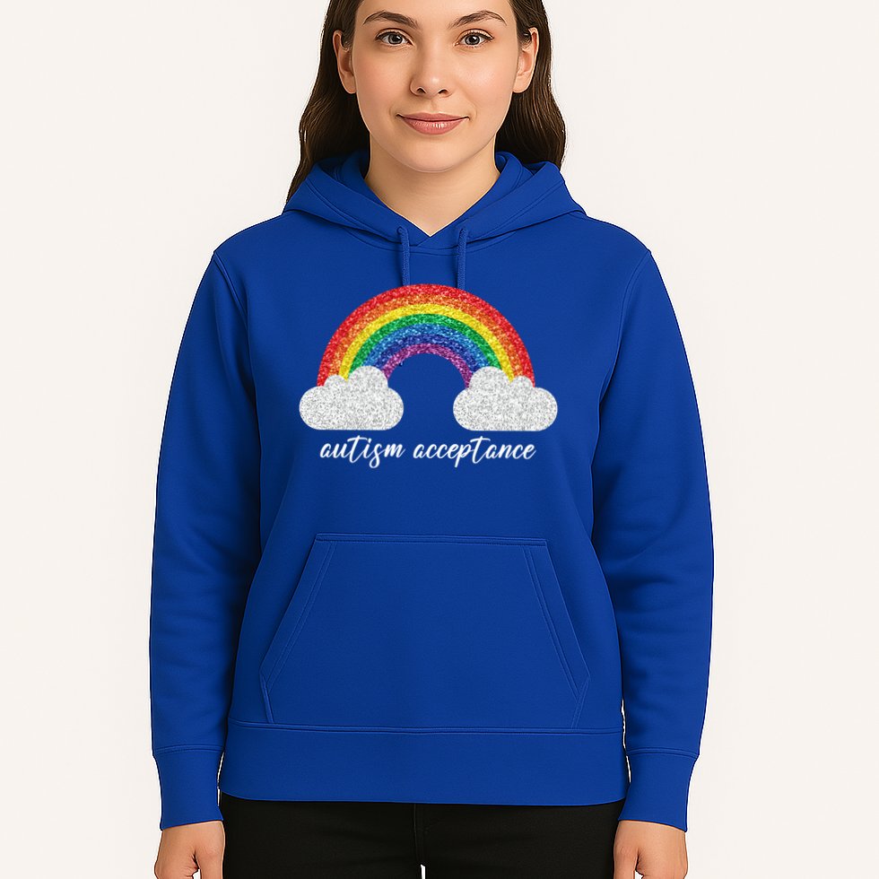 Autism Acceptance Rainbow Hoodie