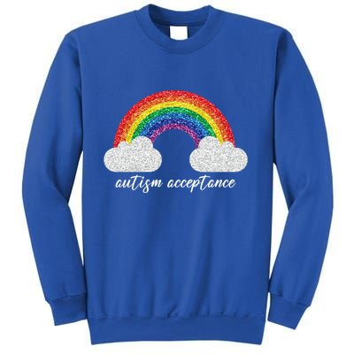 Autism Acceptance Rainbow Sweatshirt