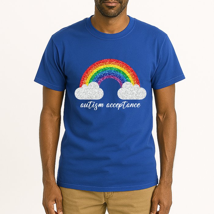 Autism Acceptance Rainbow Tall T-Shirt