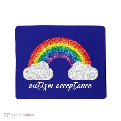 Autism Acceptance Rainbow Mousepad
