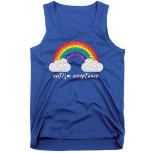 Autism Acceptance Rainbow Tank Top