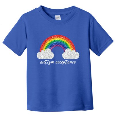 Autism Acceptance Rainbow Toddler T-Shirt