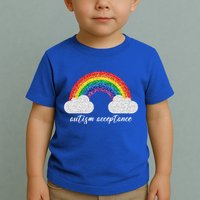 Autism Acceptance Rainbow Toddler T-Shirt