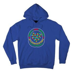 Autism Awareness Respect Love Support Autism Funny Gift Tall Hoodie