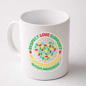 Autism Awareness Respect Love Support Autism Funny Gift Coffee Mug